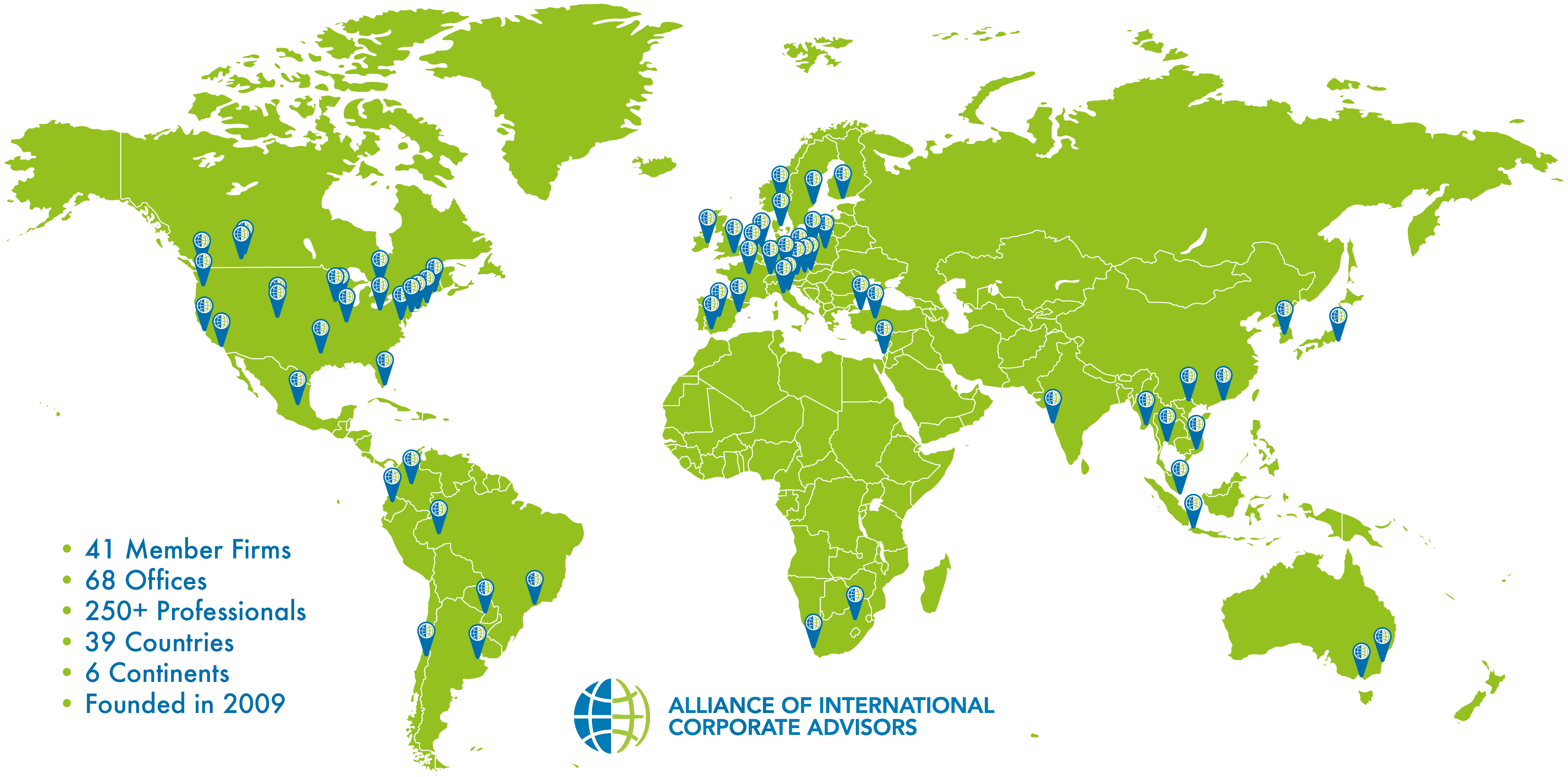 AICA Map 2017 Green